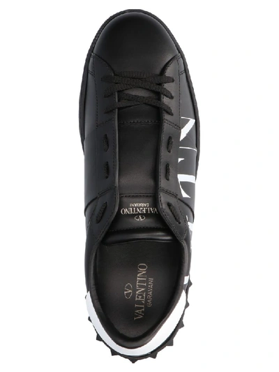 Shop Valentino Open Shoes In Black