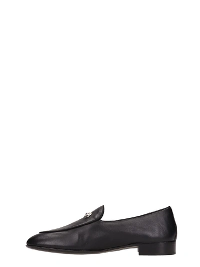 Shop Giuseppe Zanotti Loafer In Black Leather