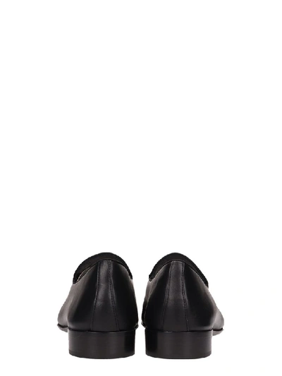 Shop Giuseppe Zanotti Loafer In Black Leather