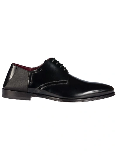 Shop Dolce & Gabbana Polished Oxford Shoes In Black