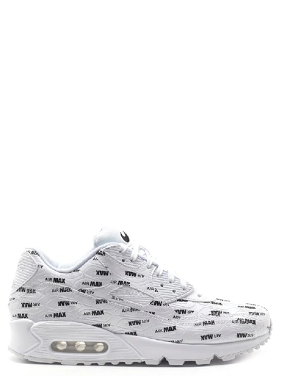 Shop Nike Air Max 90 Premium Show Shoes In Black & White