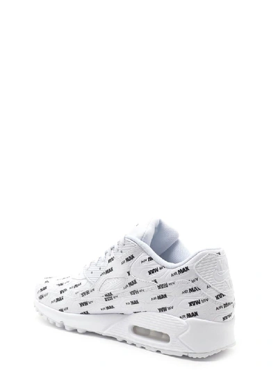 Shop Nike Air Max 90 Premium Show Shoes In Black & White