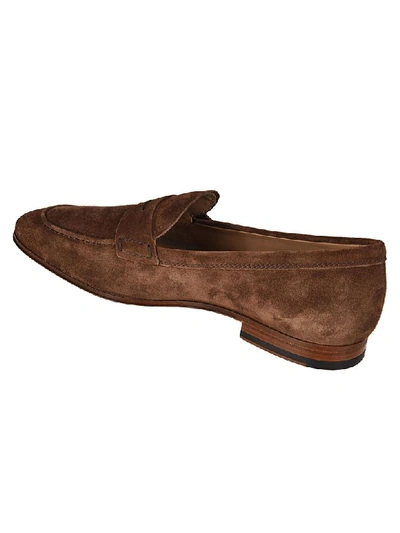 Shop Tod's Loafers In Brown