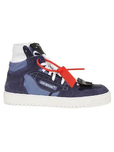 Shop Off-white Hi-cut Sneakers In Blue No Color