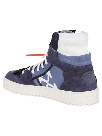 Shop Off-white Hi-cut Sneakers In Blue No Color