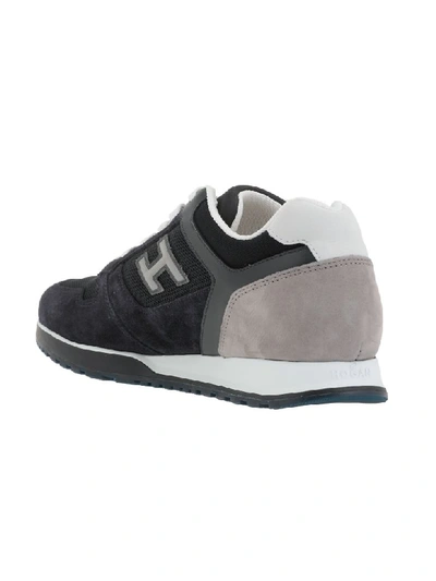Shop Hogan H321 Sneaker In U801(blu)+b607(fumo Ch)+b001+u