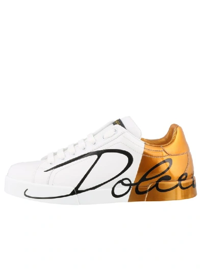 Shop Dolce & Gabbana Portofino Sneakers In Basic