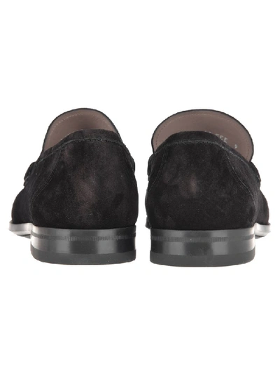 Shop Ferragamo Grandioso Loafers In Black