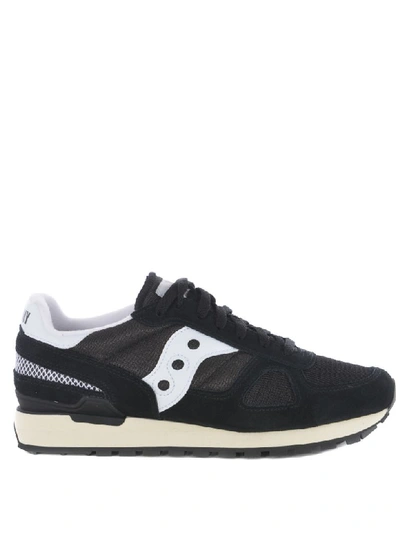 Shop Saucony Sneakers In Nero-bianco