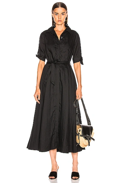 Shop Equipment Irenne Midi Dress In True Black