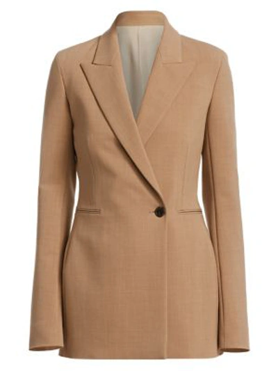 Shop The Row Women's Ciel Wrap Blazer In Camel