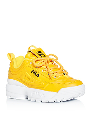 fila disruptor low yellow
