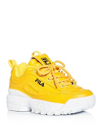 Shop Fila Women's Disruptor 2 Premium Low-top Sneakers In Yellow