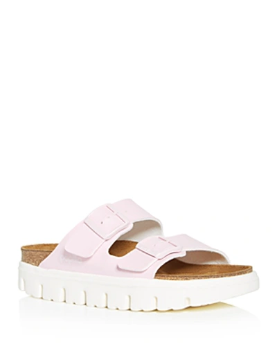 Shop Birkenstock Arizona Chunky Slide Sandals In Pink