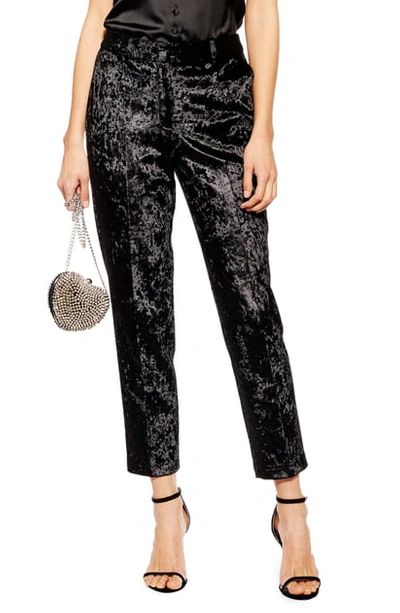 Topshop velvet outlet trousers