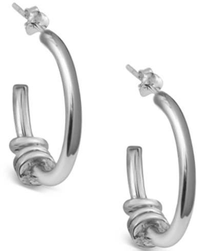 Shop Argento Vivo Multi-disc Hoop Earrings In Gold-plated Sterling Silver