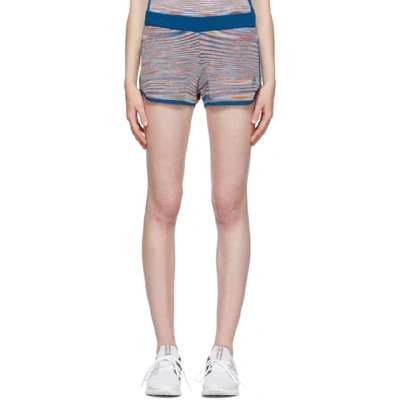 Shop Adidas X Missoni Multicolor M20 Shorts In Blue