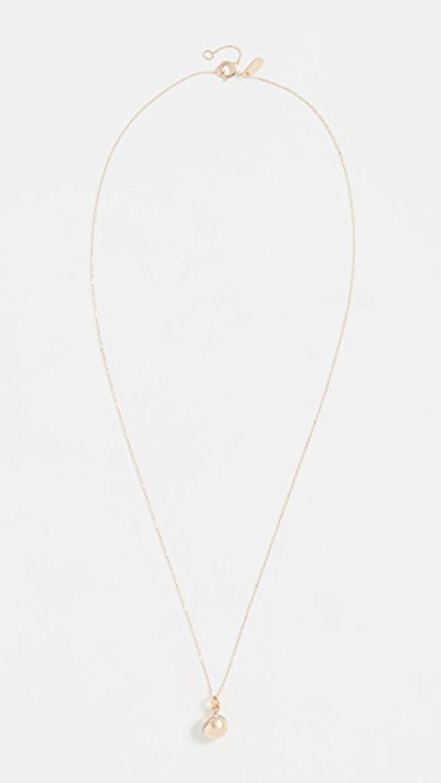 Shop Adina Reyter 14k Pave Orbit Necklace In Gold