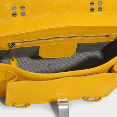 Shop Proenza Schouler | Ps1 Bag In Lemon Chrome Mux Leather