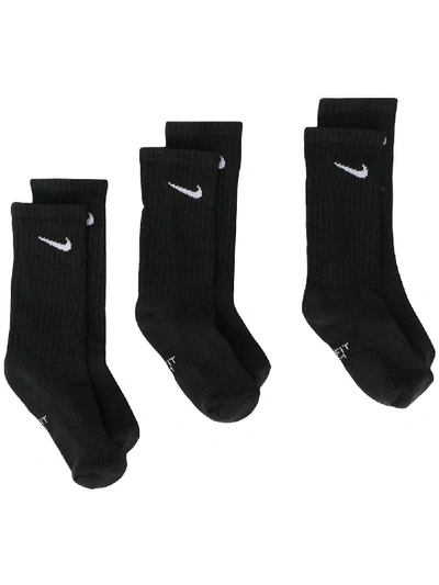 Shop Nike Classic Logo Socks - Black
