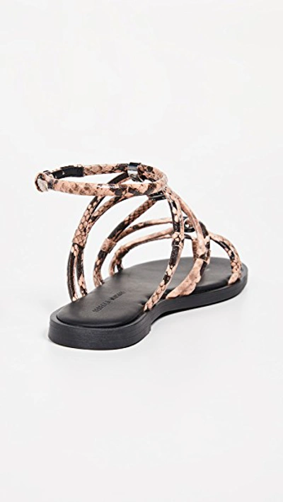 Shop Rebecca Minkoff Sarle Strappy Sandals In Rosewood