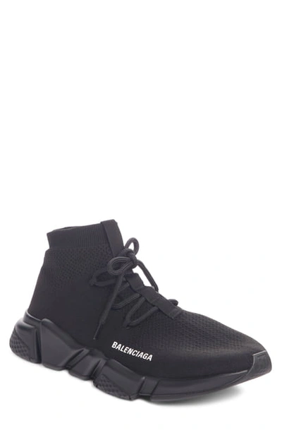 Shop Balenciaga Speed Sneaker In Black/black