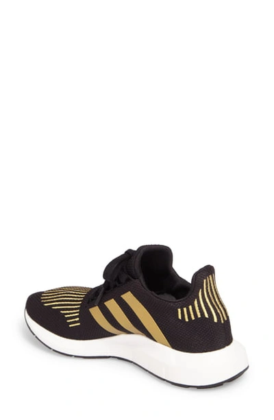 Shop Adidas Originals Swift Run Sneaker In Core Black/ Ash Pearl