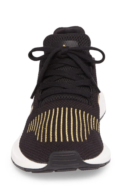 Shop Adidas Originals Swift Run Sneaker In Core Black/ Ash Pearl