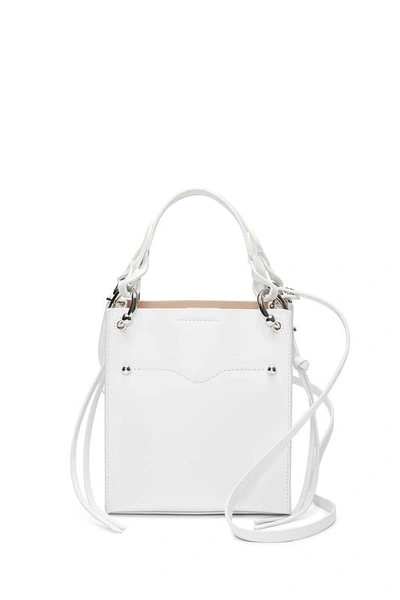 Shop Rebecca Minkoff Small White Tote Bag | Kate Mini Tote |  In Optic White