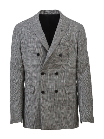 Shop Calvin Klein Grey Wool Blazer