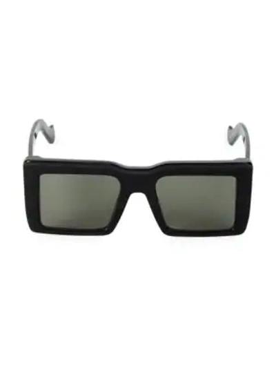 Shop Loewe Women's 53mm Oversized Square Sunglasses In Black