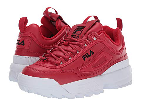 red and black fila