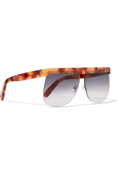 Shop Courrèges D-frame Tortoiseshell Acetate Sunglasses