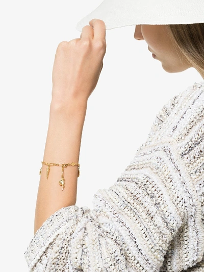 Shop Anni Lu 'summer Treasure' Armband In Gold