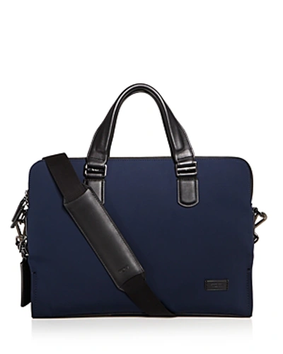 Shop Tumi Harrison Seneca Slim Briefcase In Navy