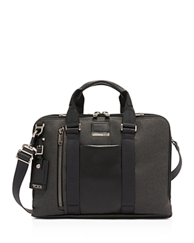 Shop Tumi Alpha Bravo Aviano Slim Briefcase In Graphite