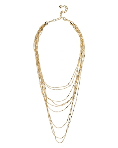 Shop Baublebar Alizandra Multi-row Layered Necklace, 15-24 In Gold