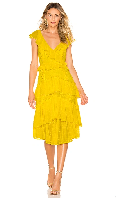 Shop Marissa Webb Dion Dress In Canary Yellow
