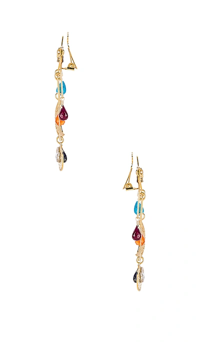 Shop Mercedes Salazar Estrella Magica De Arcoiris Earrings In Gold