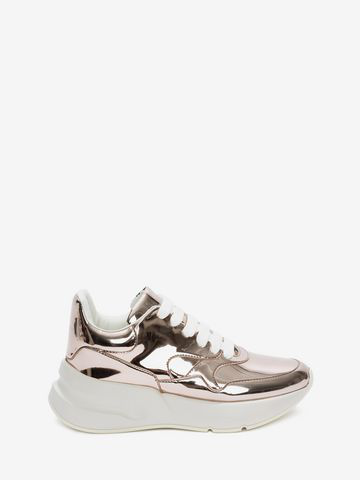 alexander mcqueen rose gold sneakers