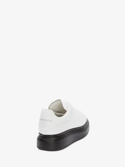 Shop Alexander Mcqueen Oversized Sneaker In White/black