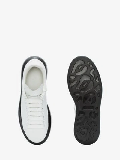 Shop Alexander Mcqueen Oversized Sneaker In White/black