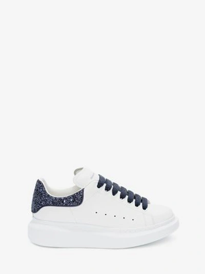Shop Alexander Mcqueen Oversized Sneaker In White/navy