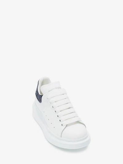 Shop Alexander Mcqueen Oversized Sneaker In White/navy