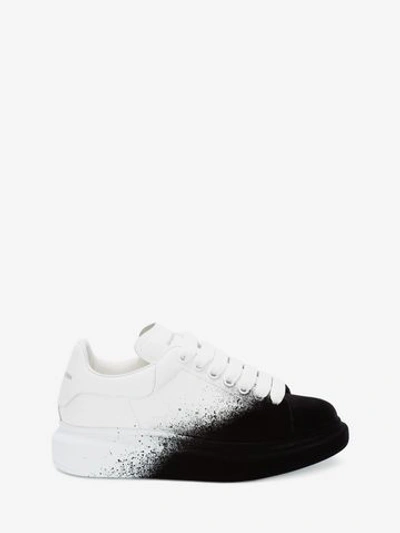 Shop Alexander Mcqueen Oversized Sneaker In Optic White/black