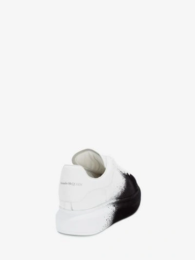 Shop Alexander Mcqueen Oversized Sneaker In Optic White/black