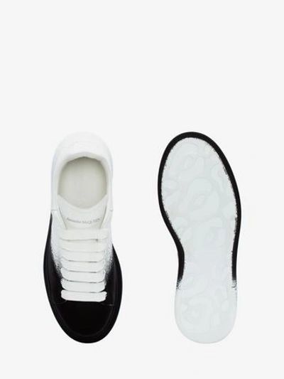 Shop Alexander Mcqueen Oversized Sneaker In Optic White/black