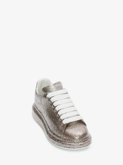 Shop Alexander Mcqueen Oversized Sneaker In Silver
