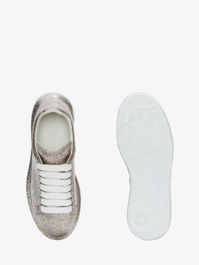 Shop Alexander Mcqueen Oversized Sneaker In Silver