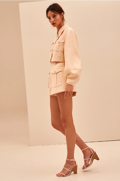 Shop C/meo Collective Knowing You Short In Apricot